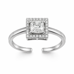 Princess cut Solitaire Diamond Ring