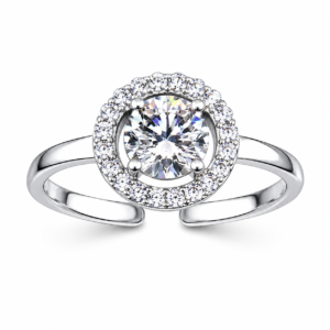 Round cut Solitaire Diamond Ring