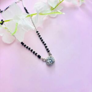 Cushion Diamond Mangalsutra