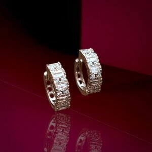 Diamond Hoop Earrings