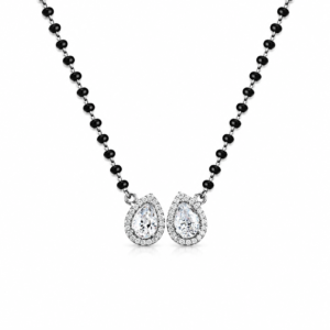 Pear Diamond Mangalsutra