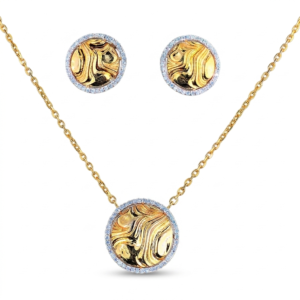 Italian Texture Pendant set