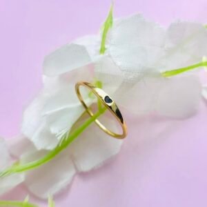 Heart Enamel Open Ring