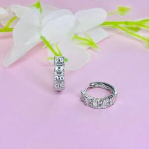 Diamond Hoop Earrings