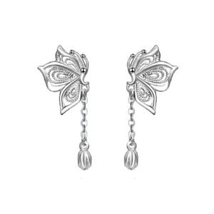 Butterfly Drop Earrings